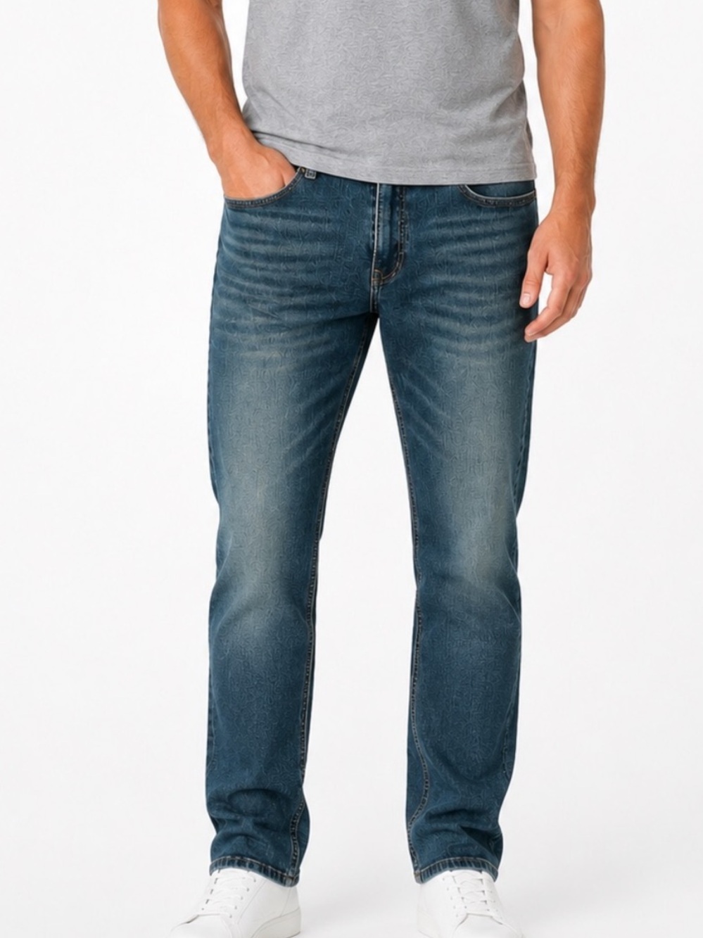 Hudson & Barrow Men’s Flex Waistband Straight Leg Jeans Size 36x32*(36x30)